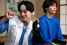 楽しそうなユースケとカイ。