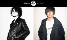 菅原卓郎（9mm Parabellum Bullet）と内澤崇仁（androp）。