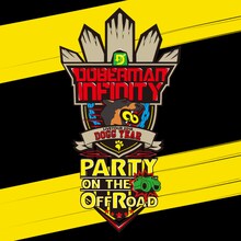 「DOBERMAN INFINITY LIVE TOUR 2018 DOGG YEAR ～PARTY ON THE OFF ROAD～」ロゴ