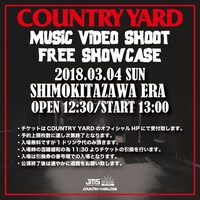 COUNTRY YARD「MUSIC VIDEO SHOOT FREE SHOWCASE」フライヤー