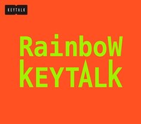 KEYTALK「Rainbow」完全生産限定盤ジャケット