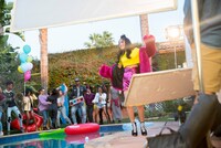 RIRI「That's My Baby」ミュージックビデオの撮影風景。