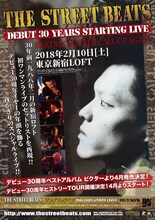 「THE STREET BEATS DEBUT 30 YEARS STARTING LIVE BEATNIK ROCKER CALL UP AGAIN」ポスタービジュアル