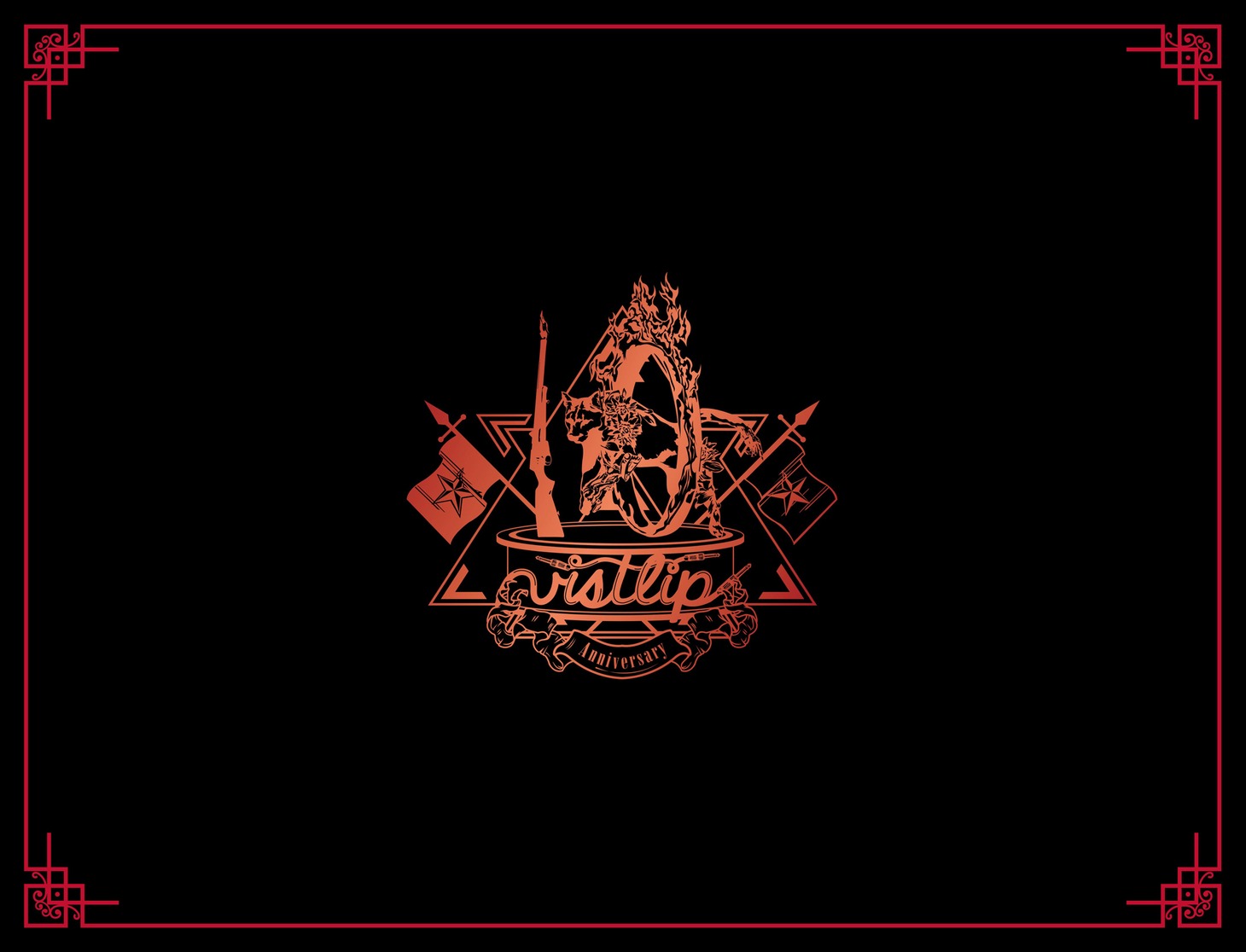 vistlip「vistlip 10th Anniversary LIVE DVD [Guns of Liberty] 2017.07.07 @ Zepp Tokyo」10周年記念限定BOXジャケット
