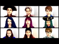 「ディセンダント2『悪の力を呼び覚ませ』アカペラMV」のワンシーン