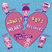 HONEST BOYZ「HeartBreakerZ feat. CRAZYBOY」ジャケット