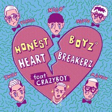 HONEST BOYZ「HeartBreakerZ feat. CRAZYBOY」ジャケット