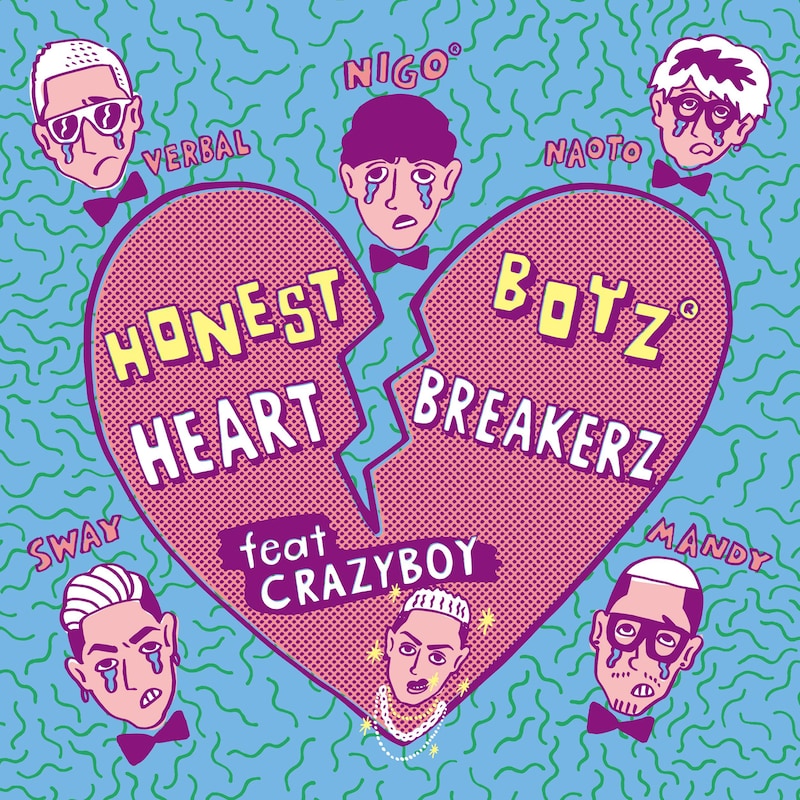 HONEST BOYZ「HeartBreakerZ feat. CRAZYBOY」ジャケット