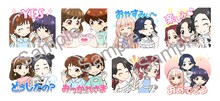 TWICE LINEスタンプサンプル画像