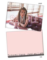 板野友美「Just as I am」特典ミニファイルのイメージ図。