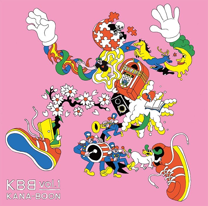 KANA-BOONのB面集に“炎上”風刺した新曲、MV集には小泉の「歌ってみた
