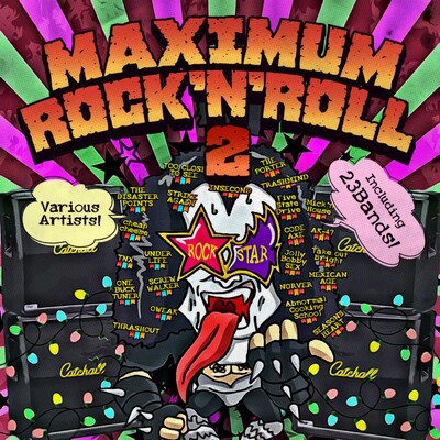 V.A.「CATCH ALL RECORDS presents MAXIMUM ROCK'N'ROLL 2」ジャケット