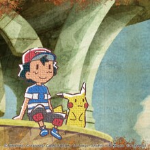 岡崎体育「ジャリボーイ・ジャリガール」配信ジャケット (c)Nintendo・Creatures・GAME FREAK・TV Tokyo・ShoPro・JR Kikaku (c)Pokemon