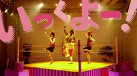 「いっくよー！with棚橋弘至（新日本プロレス）」ミュージックビデオのワンシーン。