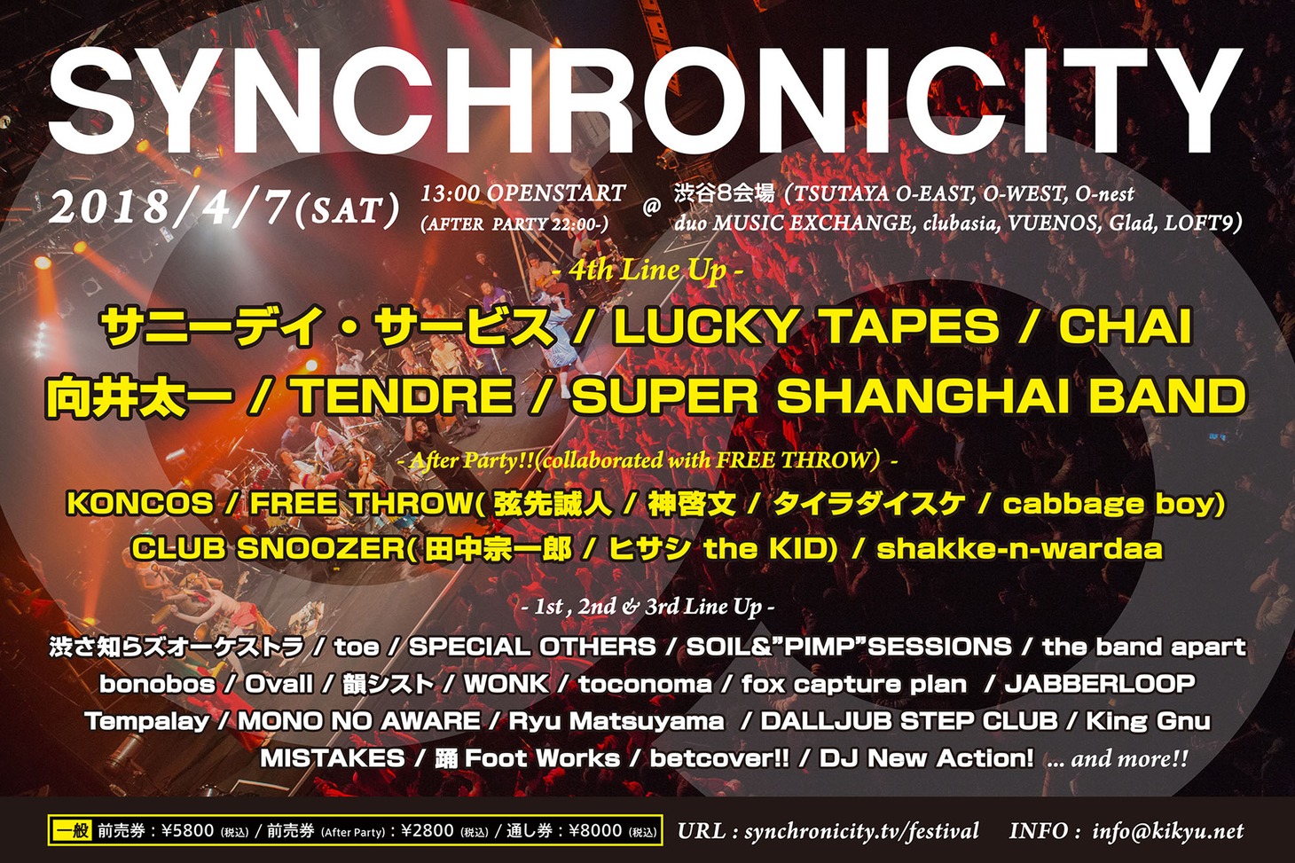 「SYNCHRONICITY'18」フライヤー画像