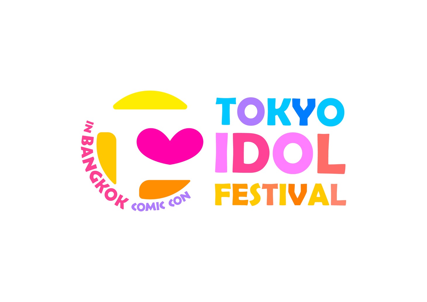 「TOKYO IDOL FESTIVAL in BANGKOK COMIC CON」ロゴ