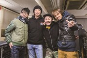 Hi-STANDARDと岸田哲平（右から2番目）。