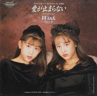 Winkの3rdシングル「愛が止まらない ～Turn it into love～」ジャケット。