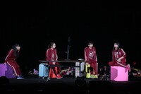 ラジオドラマ「運命という名の『手紙』」を披露するももいろクローバーZ。（写真提供：ニッポン放送）