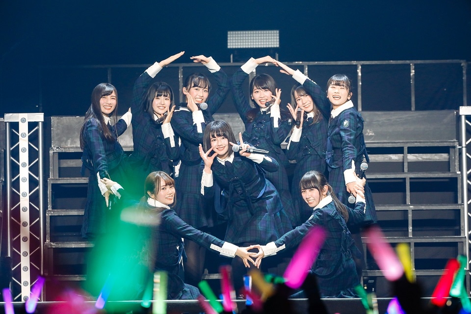 けやき坂46 2期生「おもてなし会」千葉・幕張イベントホール公演の様子。（写真提供：Sony Music Records）