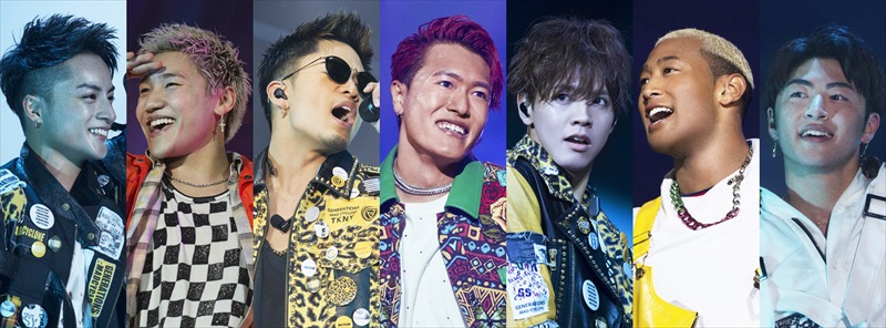 GENERATIONS from EXILE TRIBE「GENERATIONS LIVE TOUR 2017 MAD CYCLONE」告知ビジュアル