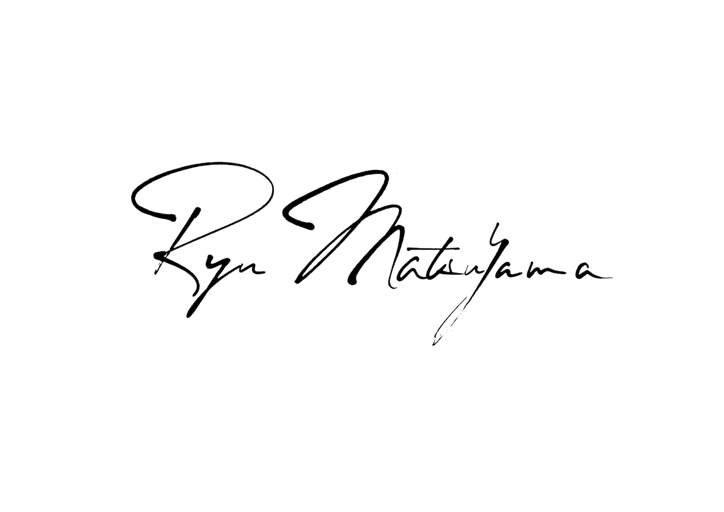 Ryu Matsuyamaロゴ