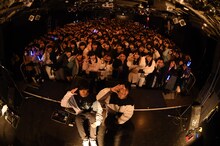焚吐×みやかわくん「神風エクスプレス」リリースイベントの様子。