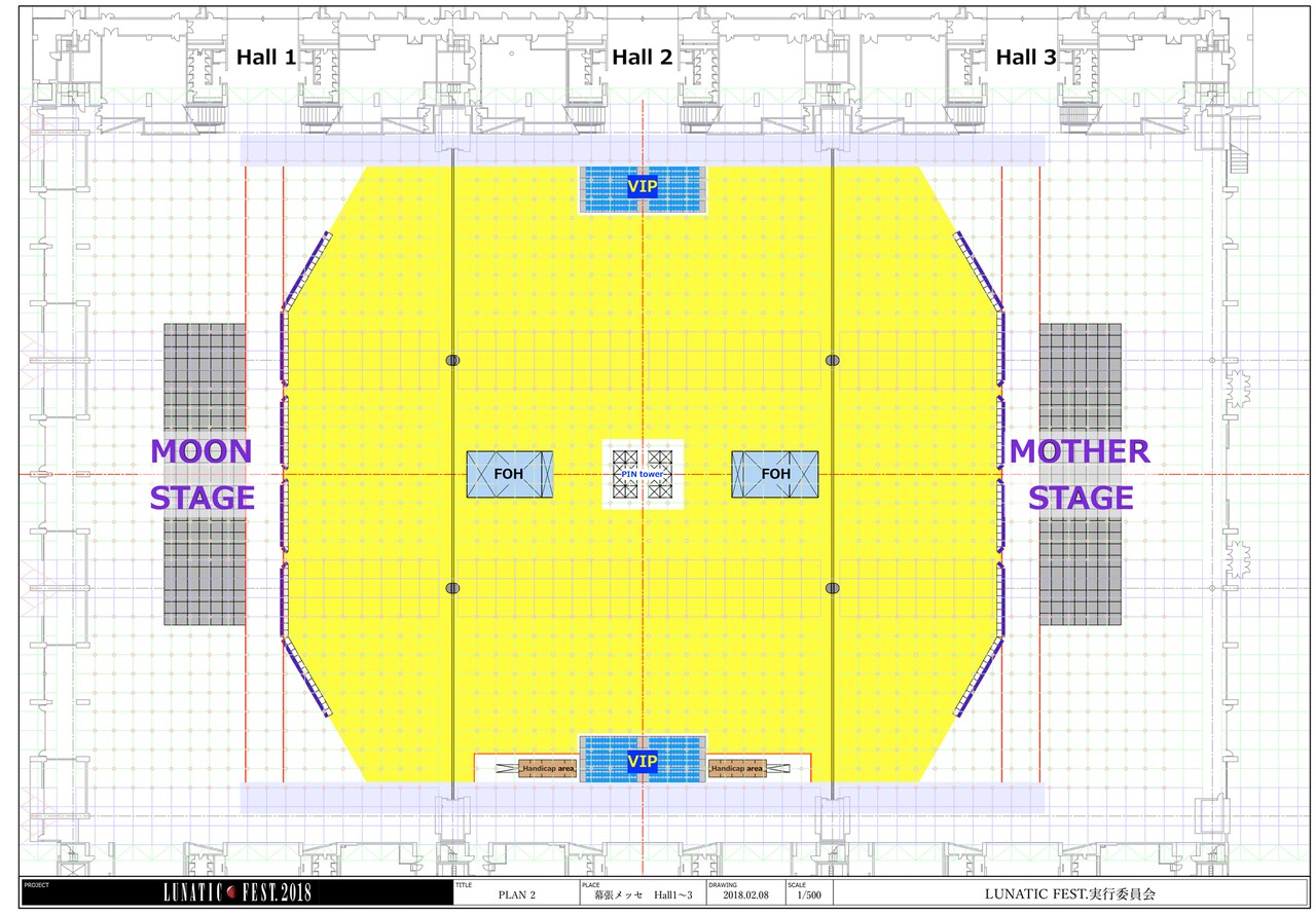 LUNATIC FEST. 2018」会場図面 - 「LUNATIC FEST.」カフェが期間限定