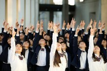 J☆Dee'Z「あと一歩」ミュージックビデオの撮影の様子。