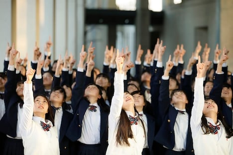 J☆Dee'Z「あと一歩」ミュージックビデオの撮影の様子。