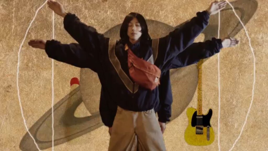 キイチビール＆ザ・ホーリーティッツ「トランシーバ・デート」ミュージックビデオのワンシーン。