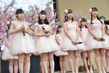 左から山本七穂、伊藤小春、兼次桜菜、塚田百々花。