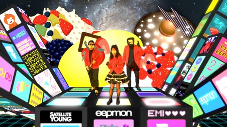 Satellite Young「Sanfransokyo girl」ミュージックビデオのワンシーン。