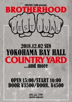 COUNTRY YARD「BROTHERHOOD FESTIVAL」告知ビジュアル