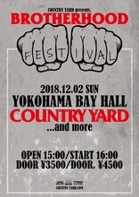 COUNTRY YARD「BROTHERHOOD FESTIVAL」告知ビジュアル