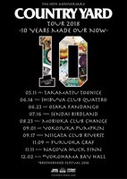 COUNTRY YARD「TOUR 2018 -10 YEARS MADE OUR NOW-」告知ビジュアル