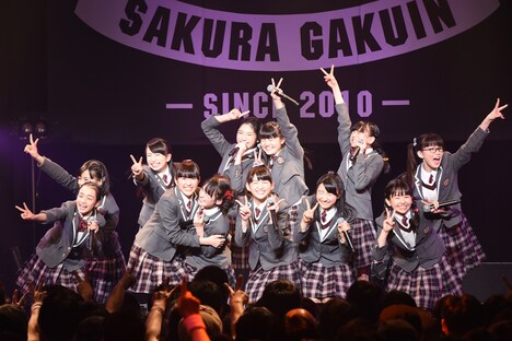 さくら学院「The Road to Graduation 2017 ～Sakura de Sacas～」の様子。