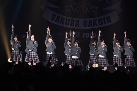 さくら学院「The Road to Graduation 2017 ～Sakura de Sacas～」の様子。