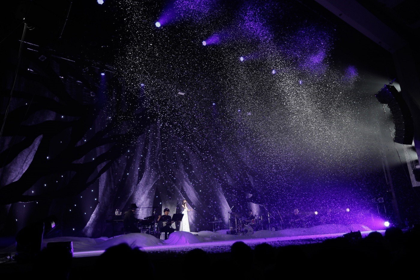 Aimer「Aimer LIVE TOUR 17/18 "hiver"」東京・NHKホール公演の様子。（提供：Sony Music）