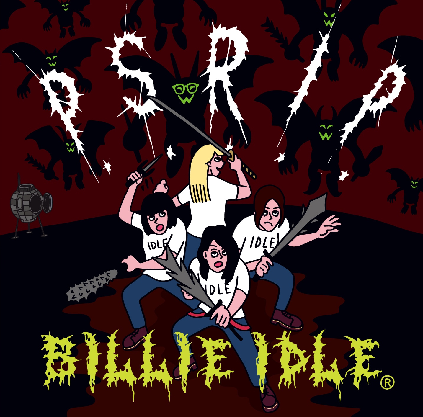 BILLIE IDLE「P.S.R.I.P.」ジャケット