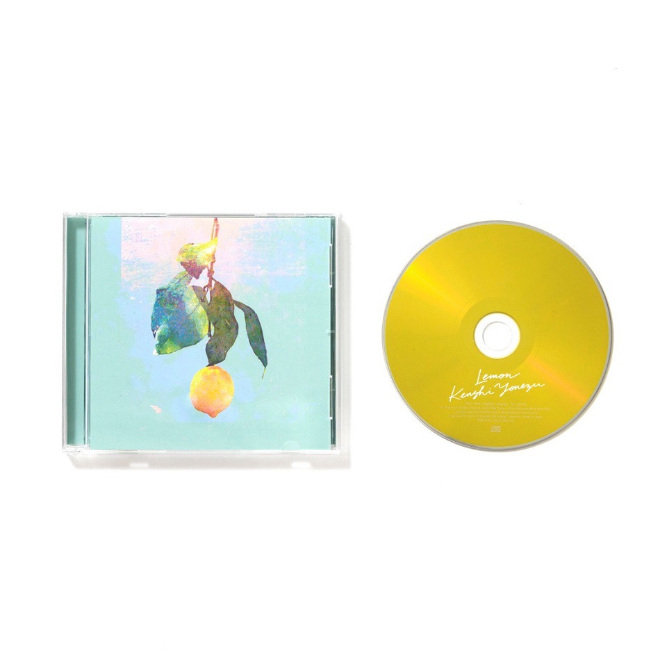 米津玄師「Lemon」通常盤商品写真。