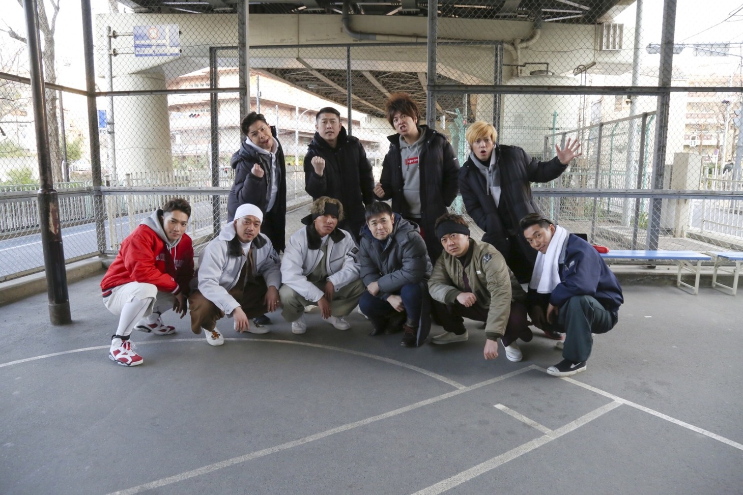 DOBERMAN INIFINITY「OFF ROAD THE MOVIE」撮影時の様子。