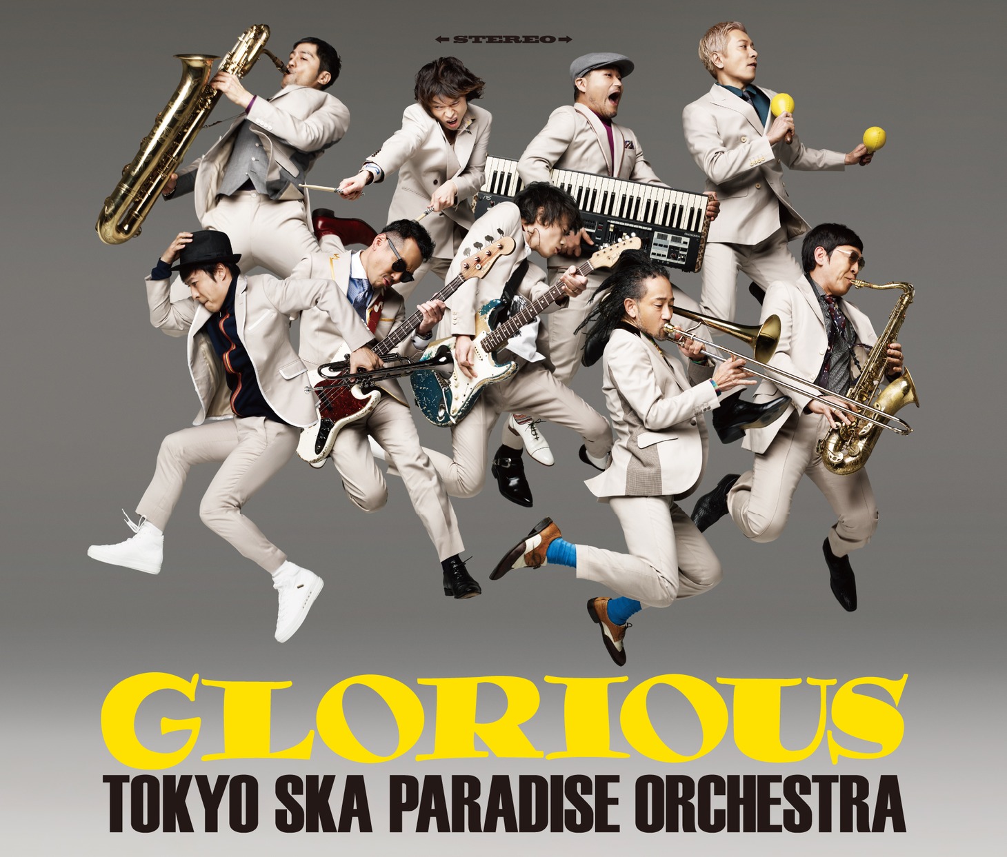 東京スカパラダイスオーケストラ「GLORIOUS」CD＋DVD盤ジャケット