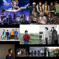 「GREENROOM FESTIVAL '18」第4弾発表アーティストの一部。