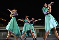 東京女子流「ラストロマンス」リリースイベントの様子。