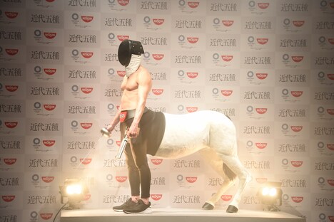 会場をざわつかせたぺんたうるすくんお披露目シーン。