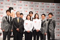 「東京2020オリンピック競技『近代五種』応援宣言」記者会見の様子。