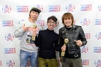 「ALBUM OF THE YEAR」を受賞したHi-STANDARD。