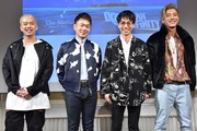 左からKUBO-C、GS、P-CHO、KAZUKI。
