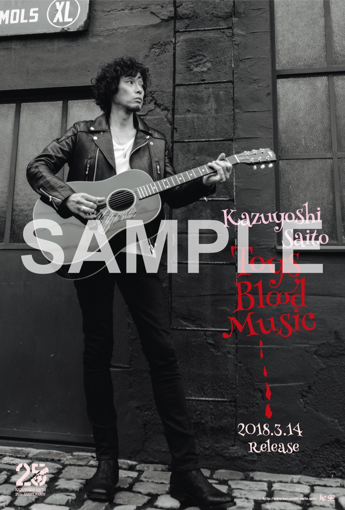 斉藤和義「Toys Blood Music」TSUTAYA購入者特典ポスターサンプル画像